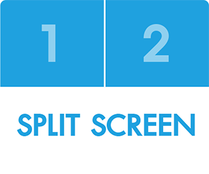 split screen - Digital Signage